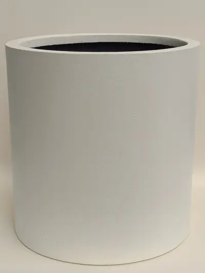 Silindir Beton Saksı No 3 Ø47cm Beyaz -  Saksilar - Lalezar Botanik